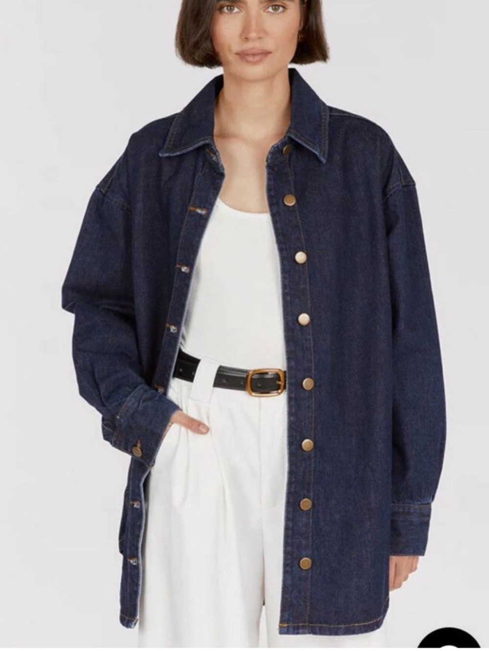 DISSH Denim Shacket NWT